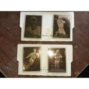22kt Gold Baseball Cards - Honus Wagner, Ty Cobb and More -Danbury mint(24 card